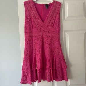 NWT Lace V-neck Mini Dress